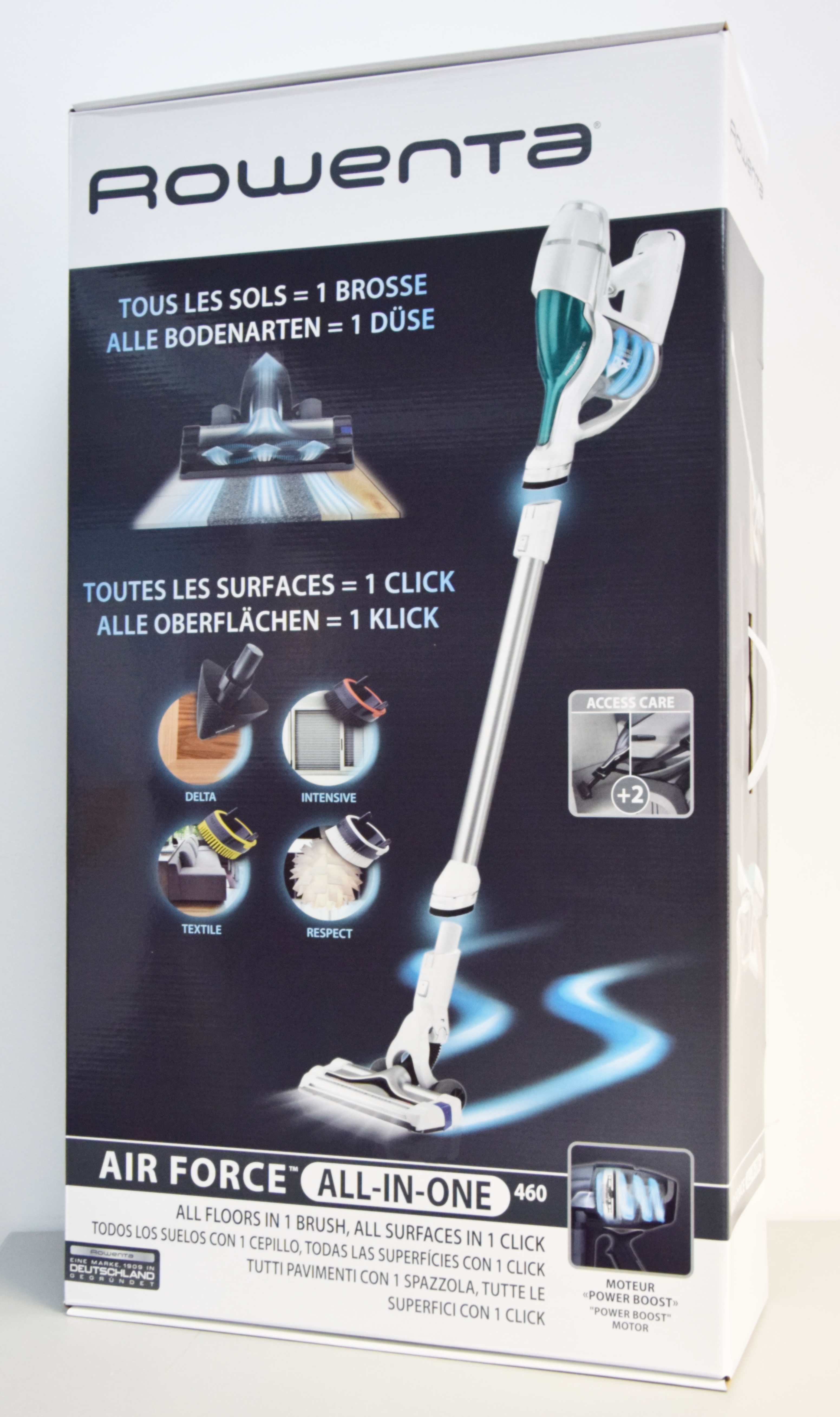 Rowenta Air Force All In One 460 Rowenta RH9252 Air Force All-in-One 460 Akku-Stielsauger weiß/grün | eBay